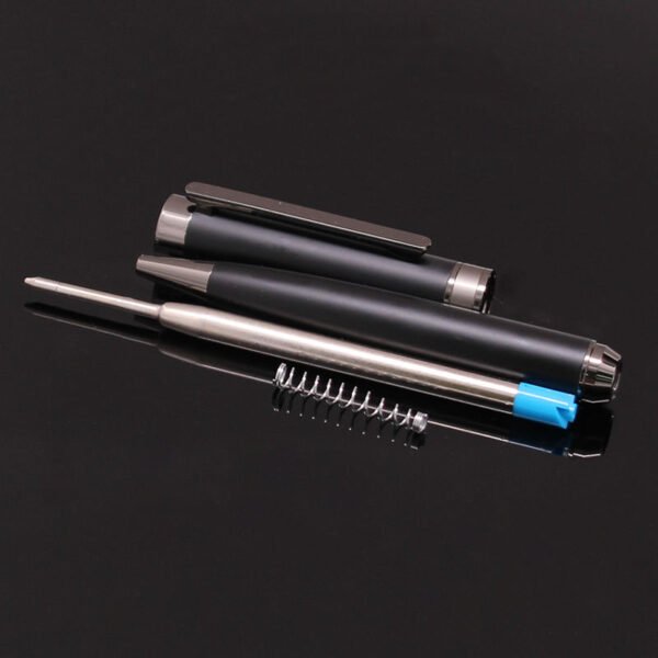 H0151e5a9ad3c454b940895181cbb9434N.jpg_960x960q80.jpg Chrome & Black Twist-Action Ballpoint Pen