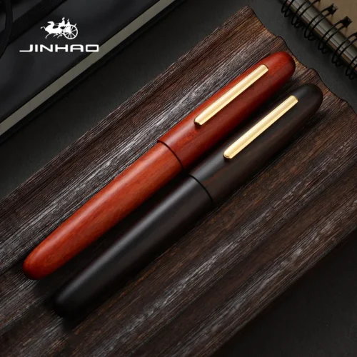 9056 Walnut-Style Wooden Fountain Pen
