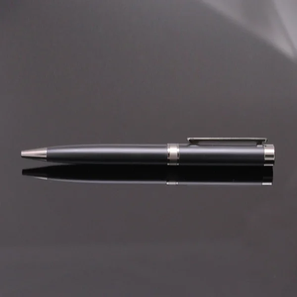 H0c7f8b710af845259ead08c8612b1fe2f.webp Chrome & Black Twist-Action Ballpoint Pen