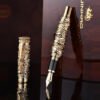 Huabiao Dragon Fountain Pen – Gold-Tone Detail