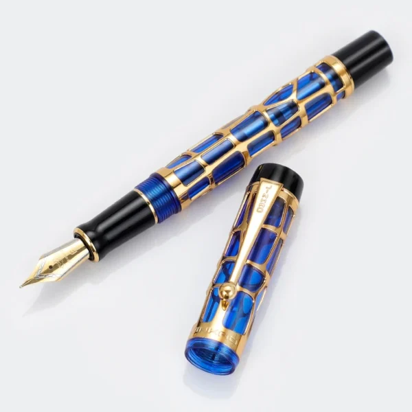 H12723fdf4caf40d09c4891293a2f4608q.webp Century 100 Skeleton Fountain Pen – Openwork Design