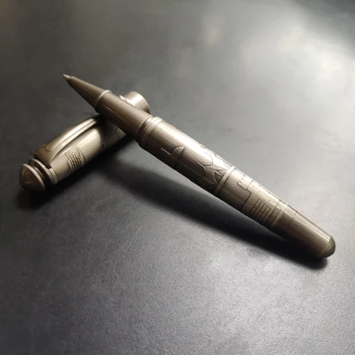 Copper-Tone Metal Rollerball Pen – Weighted Design