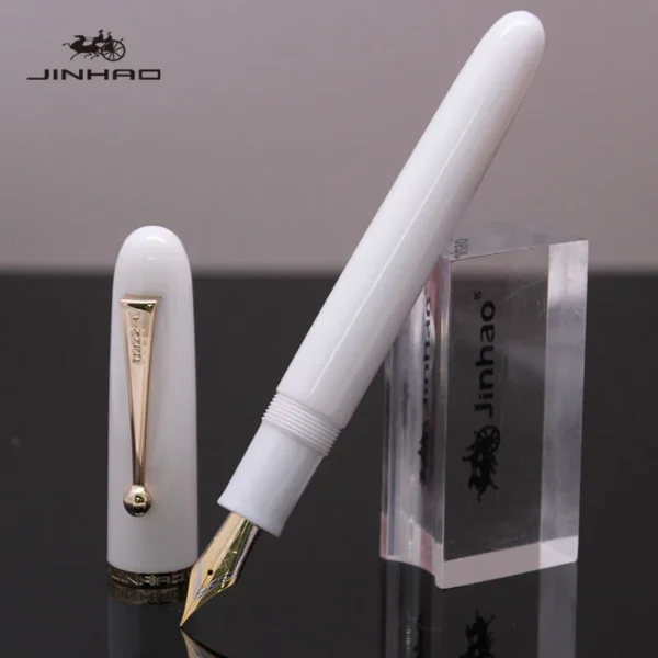 H1b93abec360c4faaad74838709e27823f.webp 9016 Clear Barrel Fountain Pen – Large Ink Window