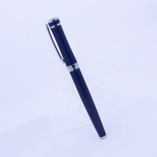 H21bb37609cf5453d8b958a2150bc018bx.webp Royal Blue Metal Fountain Pen – Classic Design