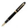 450 Black & Gold-Tone Metal Fountain Pen