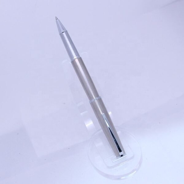Stainless Steel Retractable Ballpoint Pen – Slim Profile