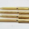 155 Gold-Tone Fountain Pen – Embossed Barrel