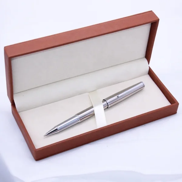 Stainless Steel Retractable Ballpoint Pen – Slim Profile
