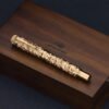 Huabiao Dragon Fountain Pen – Gold-Tone Detail
