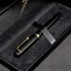 Black Metal Fountain Pen – Classic Iridium-Point Nib