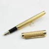 155 Gold-Tone Fountain Pen – Embossed Barrel
