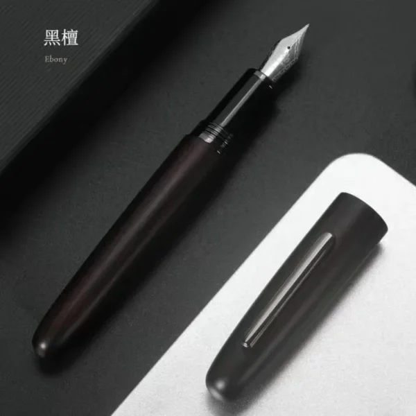 9056 Walnut-Style Wooden Fountain Pen