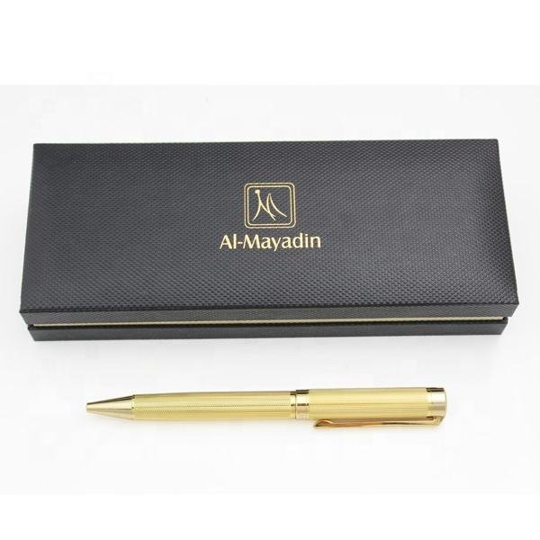 155 Gold-Tone Fountain Pen – Embossed Barrel