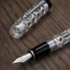 Century 100 Openwork Fountain Pen – Silver-Tone Detail