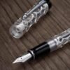 Century 100 Openwork Fountain Pen – Silver-Tone Detail