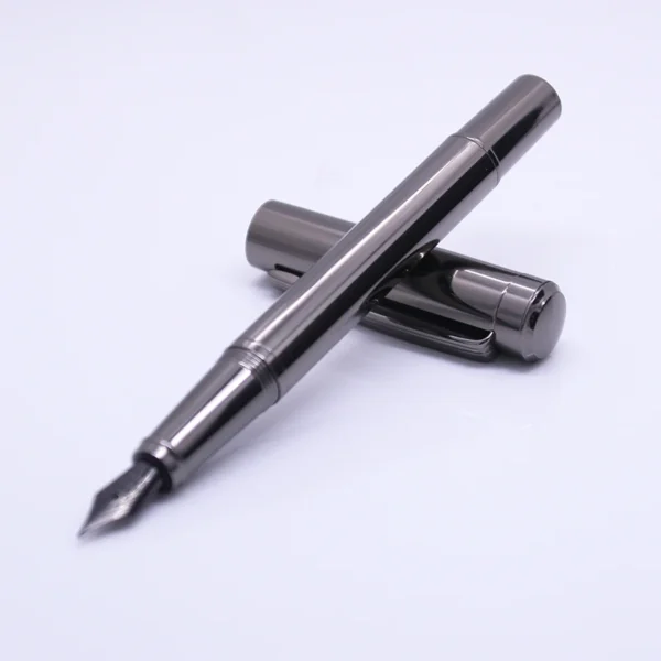 H4616967b3e2644c79a62c6b9dd4abd05X.webp JX 002 Gray Fountain Pen – Extra Fine Nib