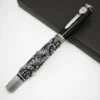 Dragon & Pearl Fountain Pen – Ornate Metal Design