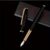 Black Fine-Nib Fountain Pen – 6-Cartridge Set