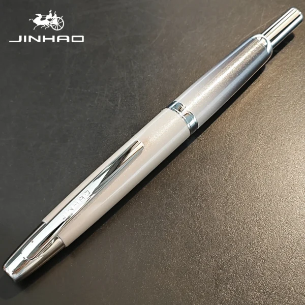 Metal Retractable Fountain Pen – Assorted Finishes