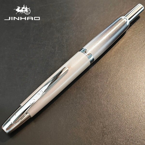 Metal Retractable Fountain Pen – Assorted Finishes
