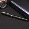 Black Metal Fountain Pen – Classic Iridium-Point Nib