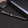 Black Metal Fountain Pen – Classic Iridium-Point Nib