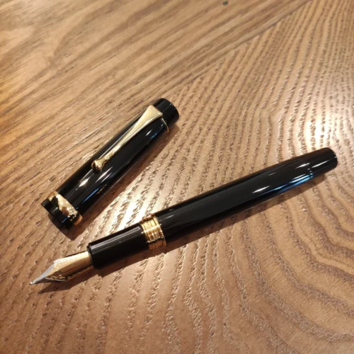 Gold-Trim Fountain Pen – Fine Nib