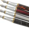 250 White Stripe Fountain Pen – 4-Piece Set
