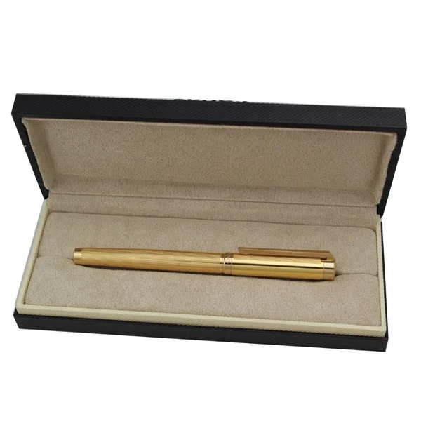 155 Gold-Tone Fountain Pen – Embossed Barrel