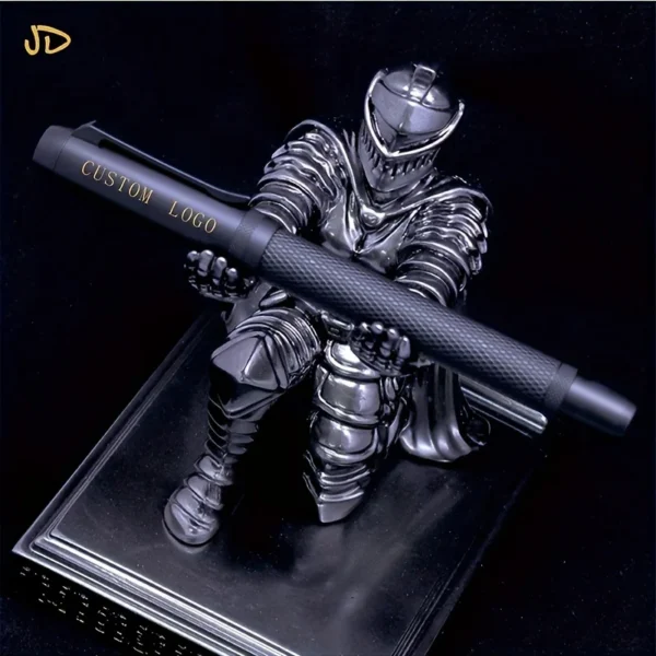 Matte Black Metal Fountain Pen – Converter Compatible