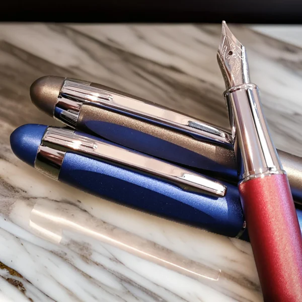 Classic Metal Fountain Pen – Cap & Clip Design
