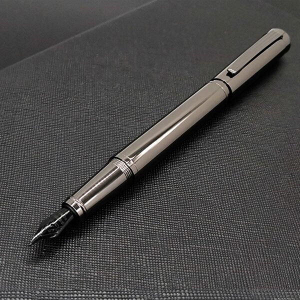 H68c6eaac74ab48b9a9fab833dfb1ee27e.jpg_960x960q80.jpg JX 002 Matte Black Metal Fountain Pen