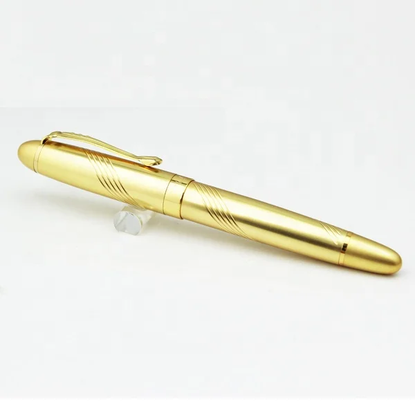 450 Black & Gold-Tone Metal Fountain Pen