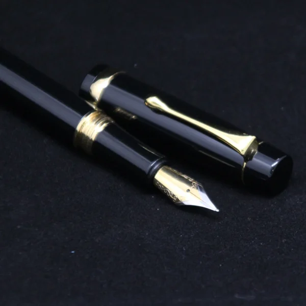 Gold-Trim Fountain Pen – Fine Nib
