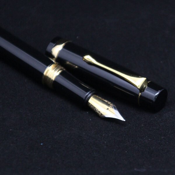 Gold-Trim Fountain Pen – Fine Nib