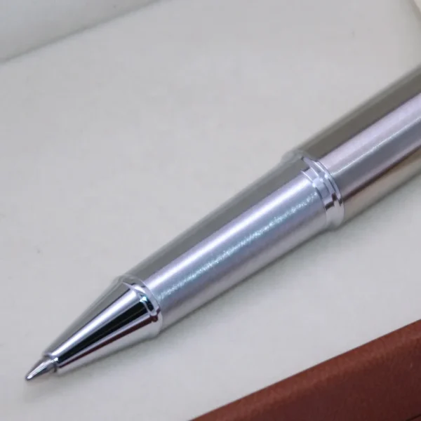Stainless Steel Retractable Ballpoint Pen – Slim Profile