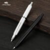 Striped Metal Retractable Fountain Pen – EF/F Nib
