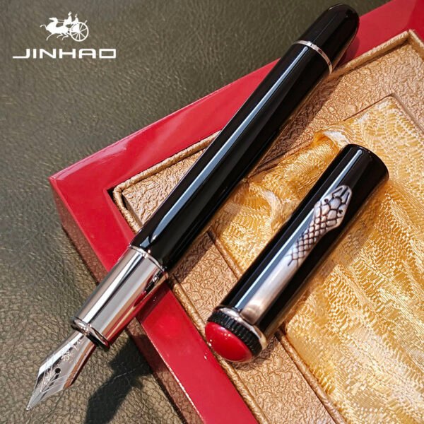 025 Snake Motif Fountain Pen – Fine Nib