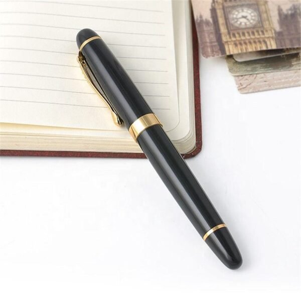 450 Black & Gold-Tone Metal Fountain Pen