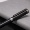 H92a86d9ce1be4b5b92f8445566654d7dN.webp Chrome & Black Twist-Action Ballpoint Pen