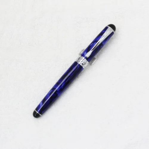 Blue Metal Fountain Pen – Modern Design