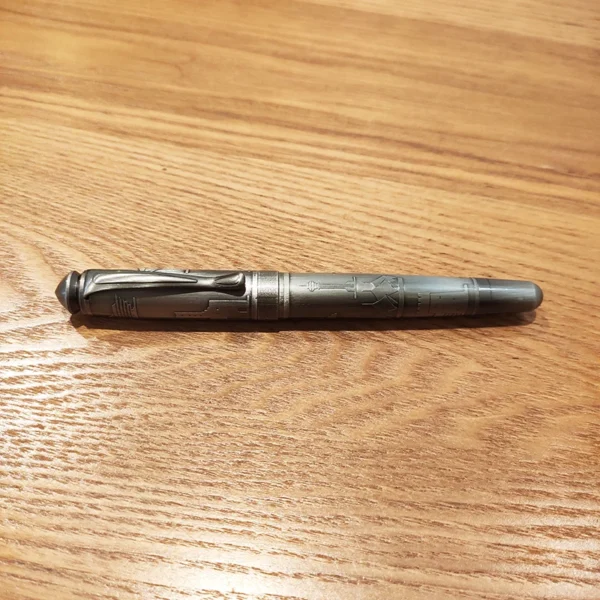 H9345a0606b224f8e9c740e9cc0a66658T.webp Copper-Tone Metal Rollerball Pen – Weighted Design
