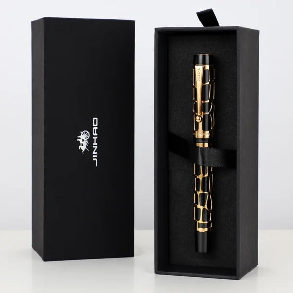 H9d82586965a64fe4a6c2c6dab8282717S.webp Century 100 Skeleton Fountain Pen – Openwork Design
