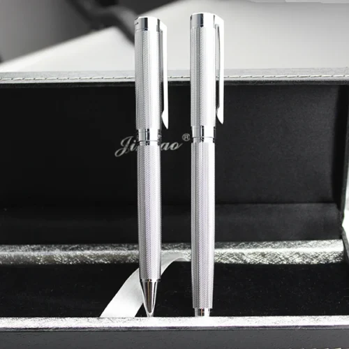 HLB1ap3uVCzqK1RjSZFLq6An2XXal.webp Silver Metal Ballpoint Pen – Minimalist Design