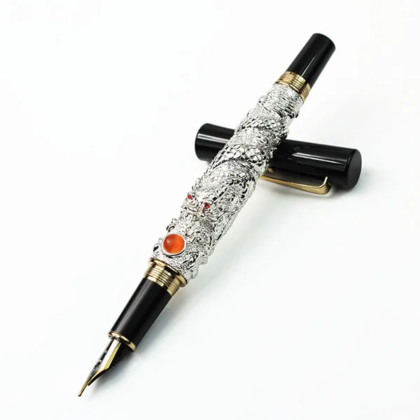 HTB15hagaiDxK1RjSsphq6zHrpXaw.webp 031 Dragon Fountain Pen – Gold & White Finish