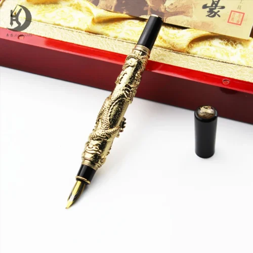 668 Dragon Metal Fountain Pen – Decorative Design