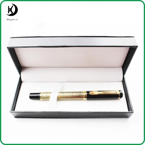Horse Motif Fountain Pen – Gold-Tone Detail