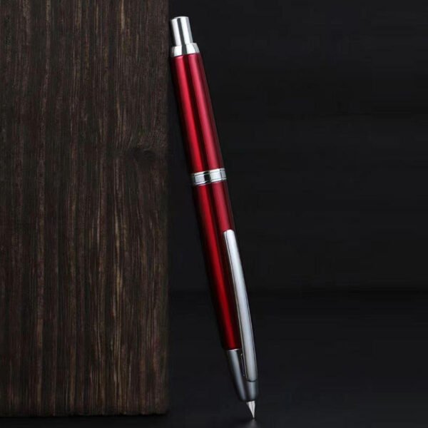 Retractable Metal Fountain Pen – 0.4mm Extra Fine Nib