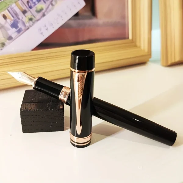 Square-Barrel Fountain Pen – Arrow Clip Design