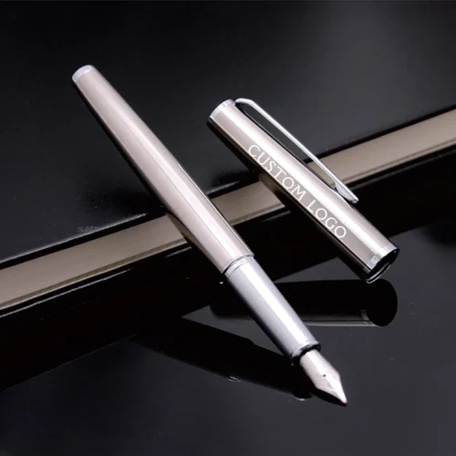 Stainless Steel Fountain Pen – Chrome Finish